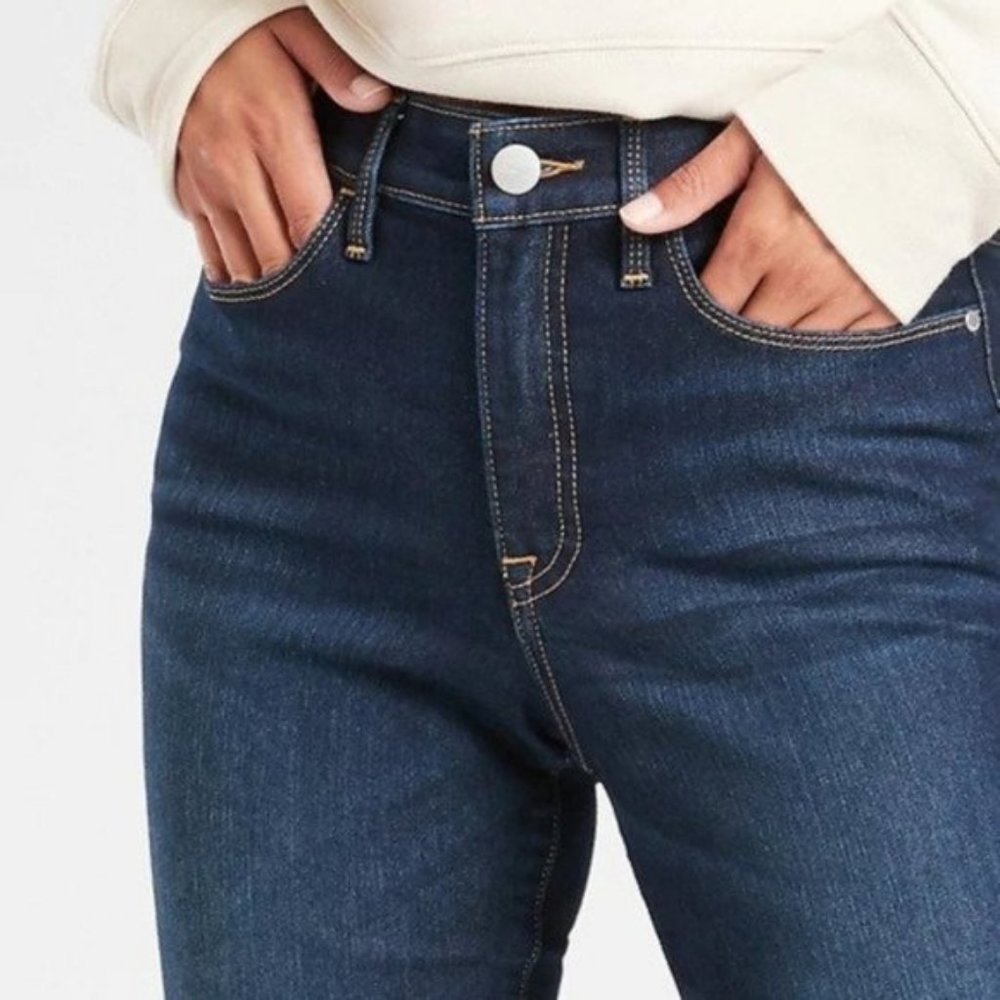 Athleta Sculptek Ultra Skinny Midnight Jean size 0 - Picture 4 of 5